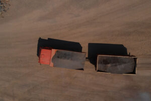 camionetas listas para trabajo en campamentos mineros