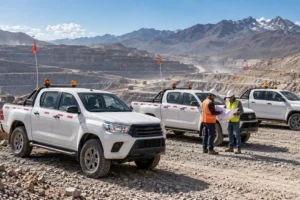 camionetas para supervisión de proyectos mineros