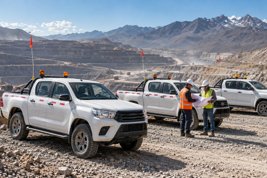 camionetas para supervisi&oacute;n de proyectos mineros